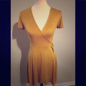Rolla Costa Yellow Wrap Dress
